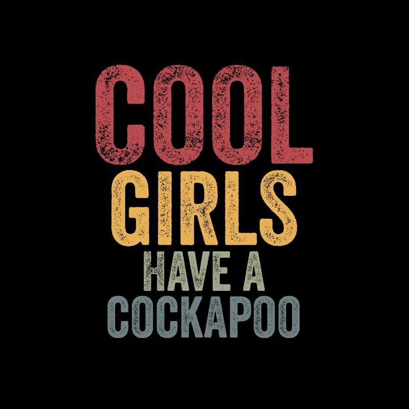 Les filles cool ont un cockapoo