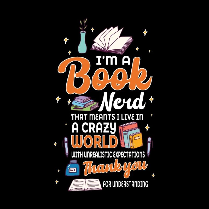 In A Book Nerd Bookworm Bookworm Bookworm