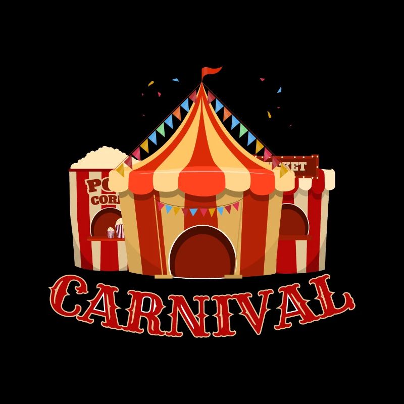 Karneval Popcorn Geburtstag Zirkus Feier Karneval