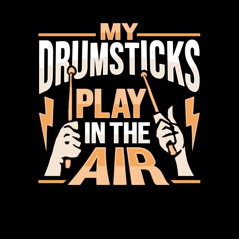 Air Drum Set Percussion Design