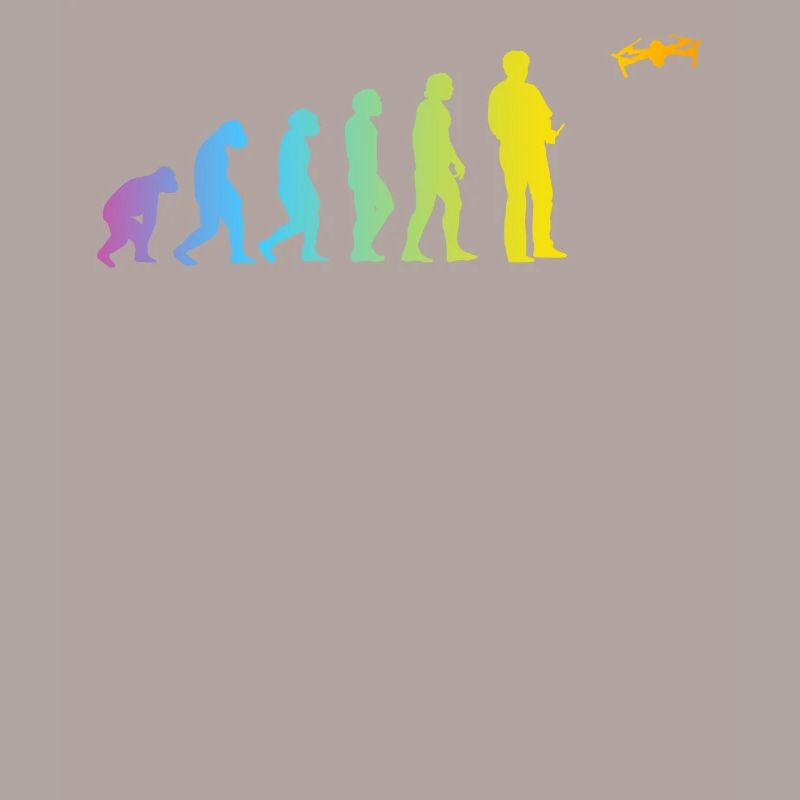 Quadcopter Drone Evolution Funny Drone Pilot Evolu