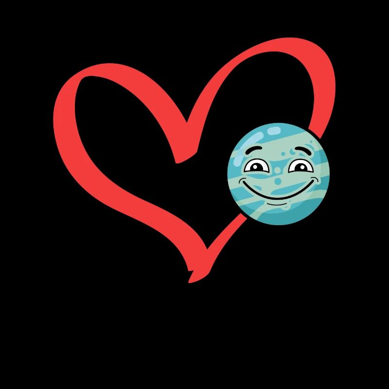 Heart Funny Planet - Astronaute de l’espace Voyage dans l’espace