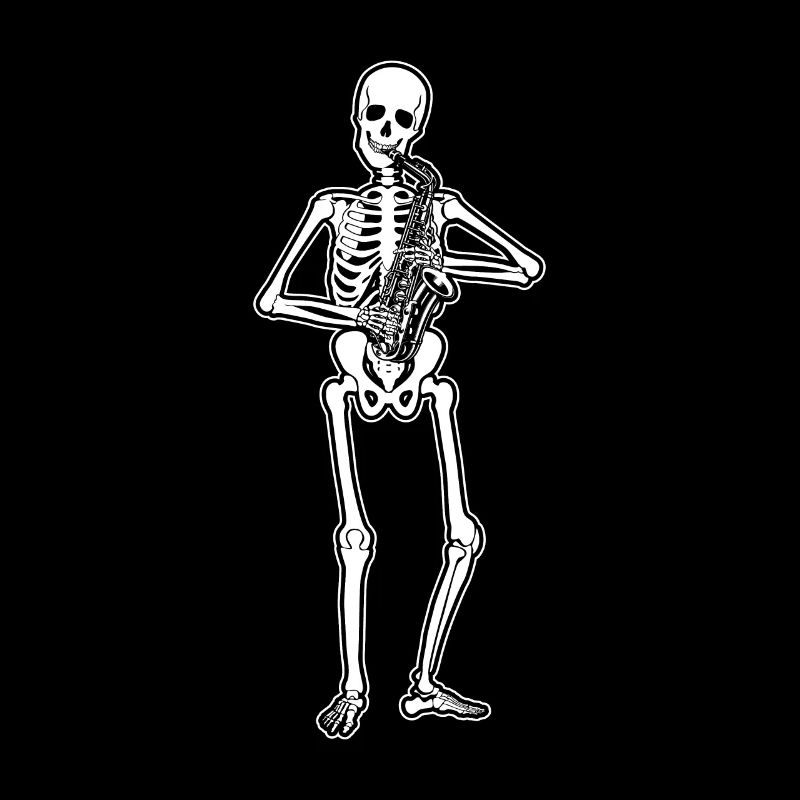 Skeleton Saxophone