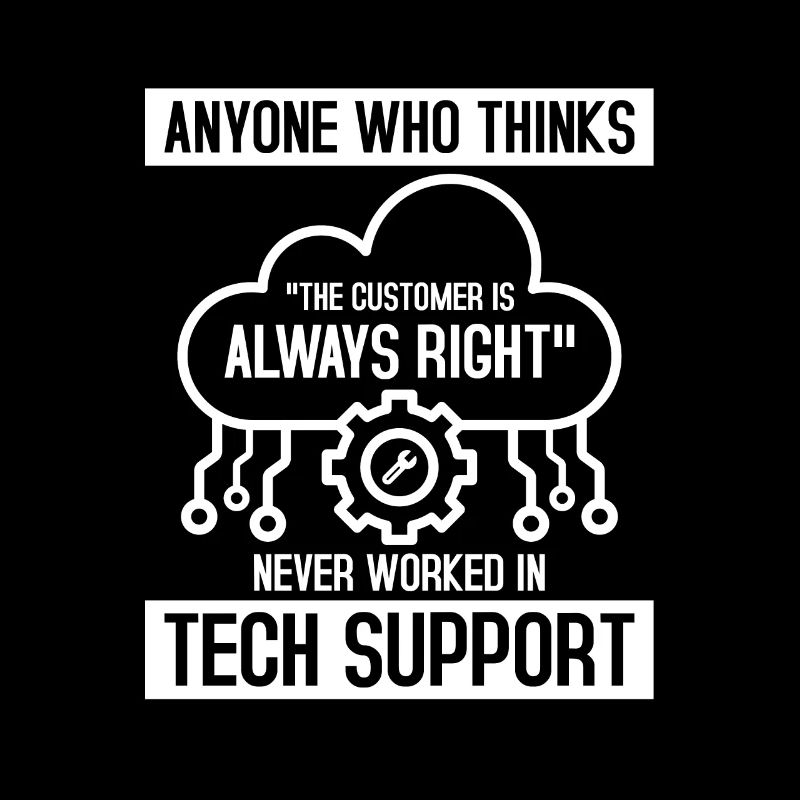 Je n’ai jamais travaillé dans le support technique Support technique informatique