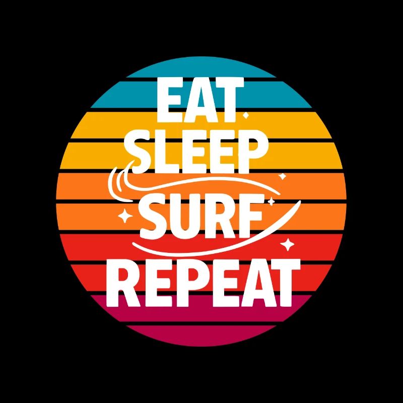 Surf-Lebensstil Surf-Routine Surf-Wiederholung Sur