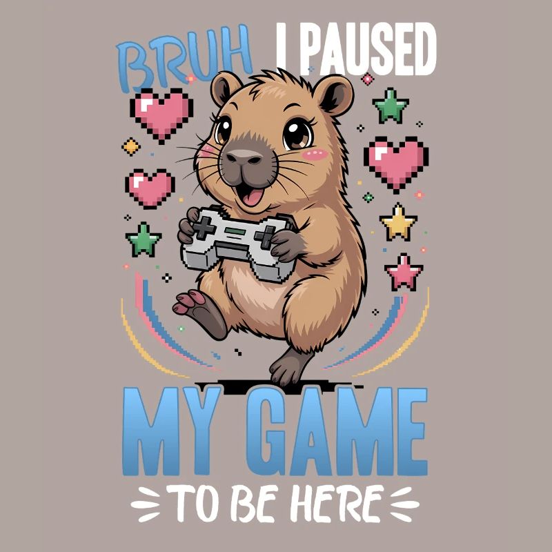 Capybara Gamer Gaming