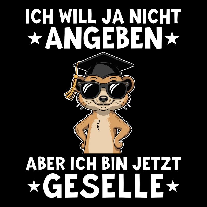 Gesellenbrief Erdmännchen - Bestandene Ausbildung