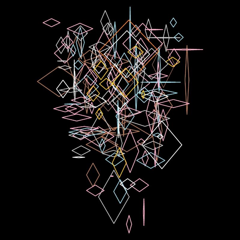 Graphique abstrait "chèque"
