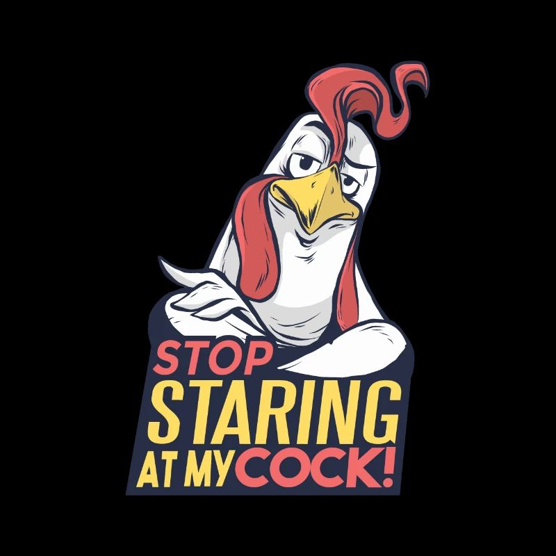 Stop staring at my cock!