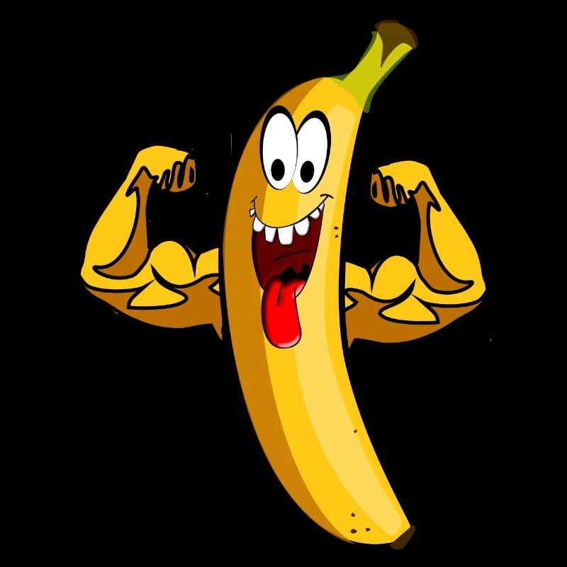 Banana frutarian diet strong biceps power