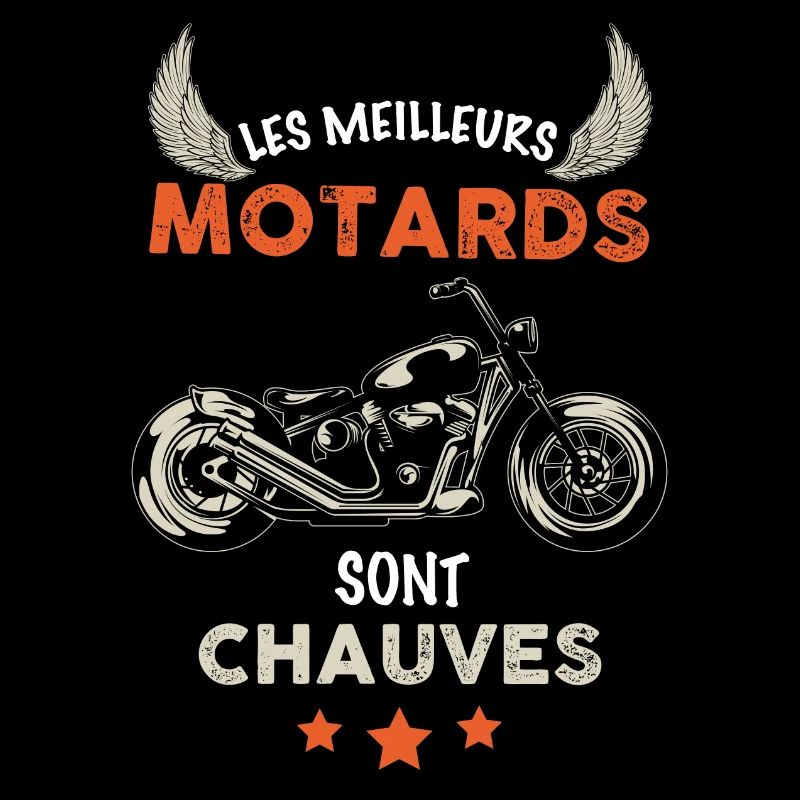 Moto motards chauves