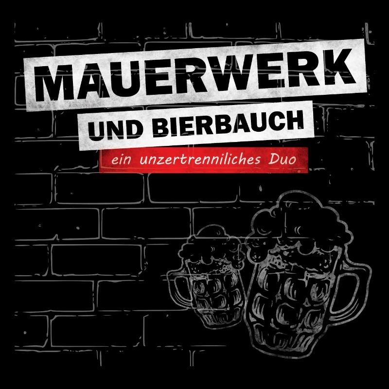 maurer - Mauerwerk und Bierbauch - ein Duo