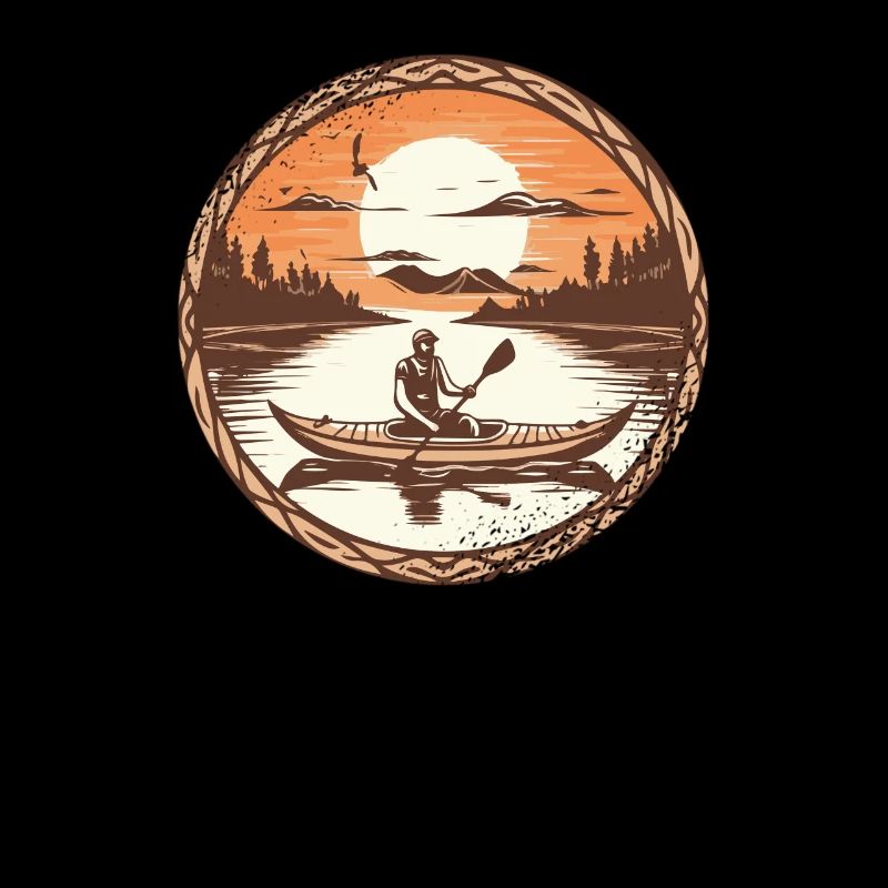 Kanu Canadier-Canoe Kajak Paddling Canadier-Kanu
