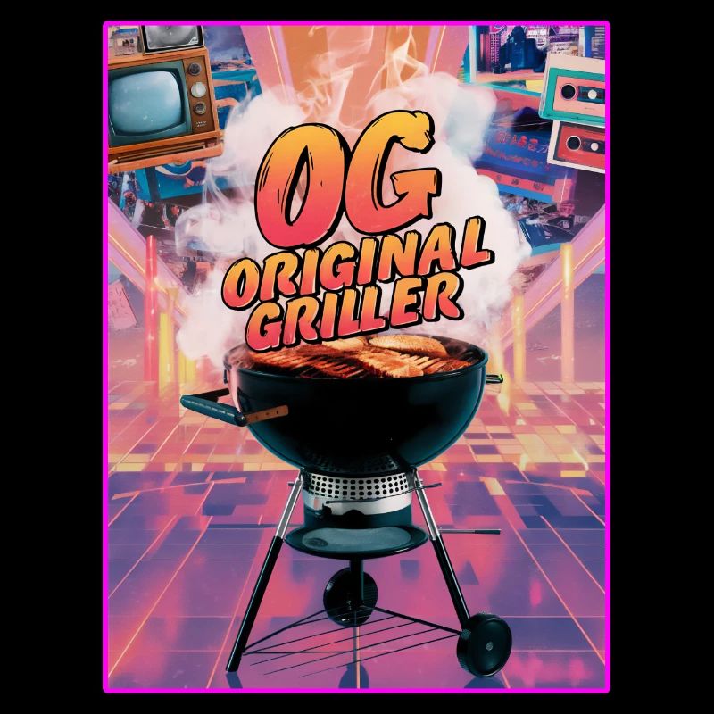 OG Original Griller BBQ 80s Style