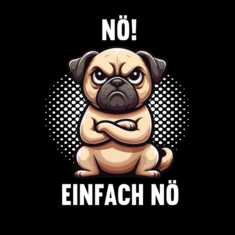Nö Einfach Nö Mops Möpse Mopsbesitzer Mopsshirt