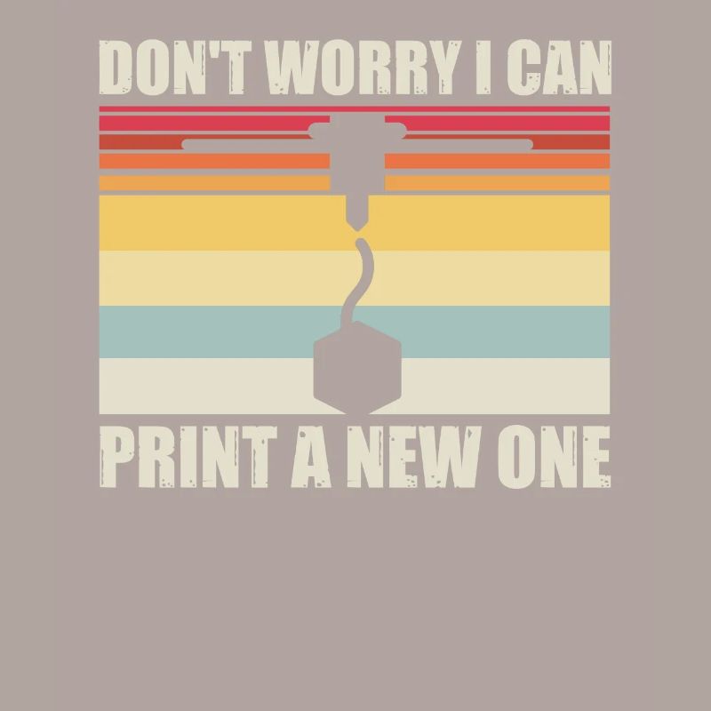 Humorvolle Computertechniker Drucker