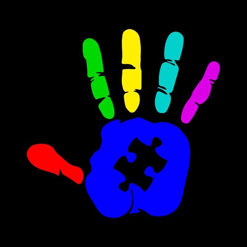 AUTISM PUZZLE HAND Cadeau de sensibilisation à l'autisme