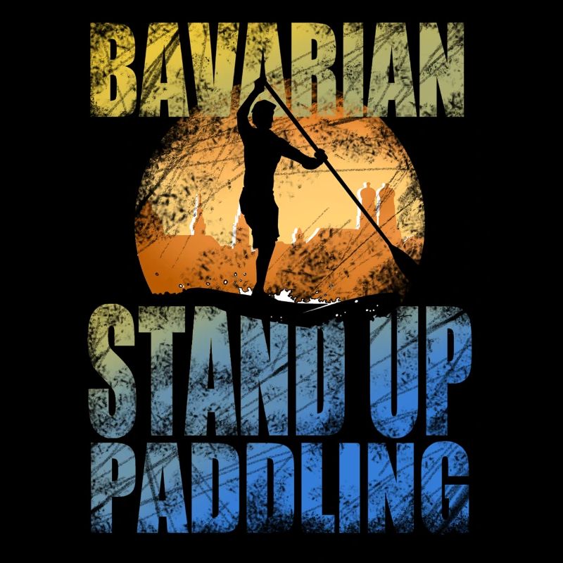 Bavarian Monkey Stand Up Paddling München