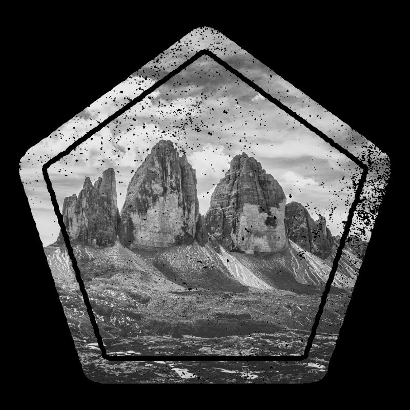Trois Cnes Dolomites Forme géométrique Polygone