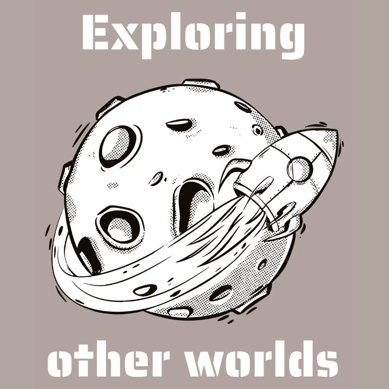Exploring Other Worlds Retro Outer Space Designs