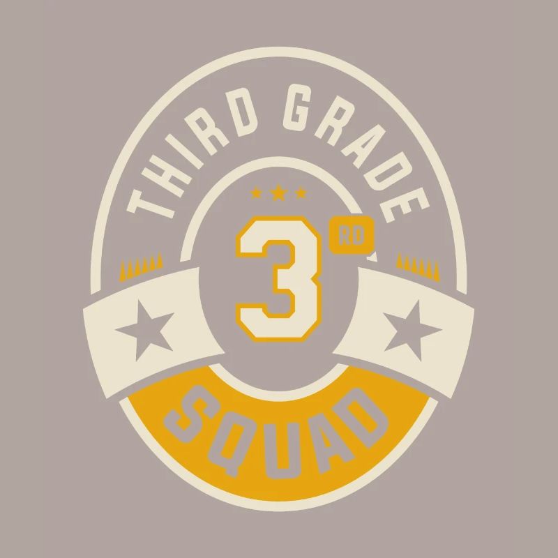 Third 3rd Grade Squad Team Back To School