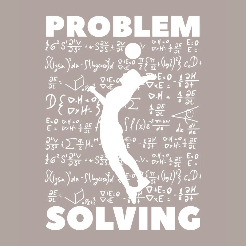 Problem Solving Men School Volleyball Coach Spiker