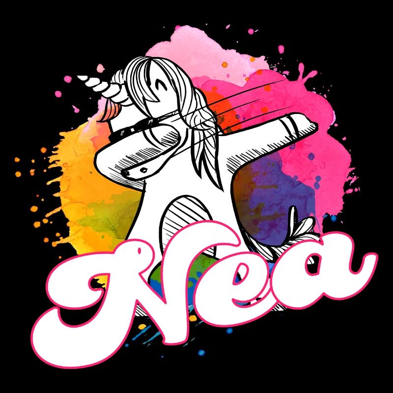 NEA - Schöner Mädchen Name mit coolem Einhorn