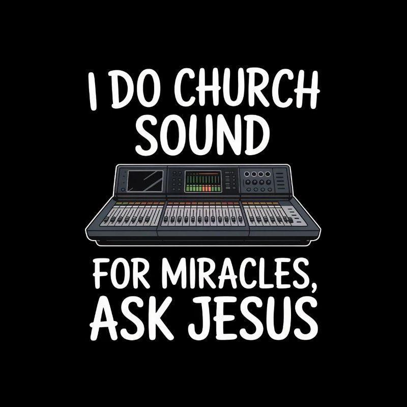 I Do Church Sound For Miracles Audio Engineer
