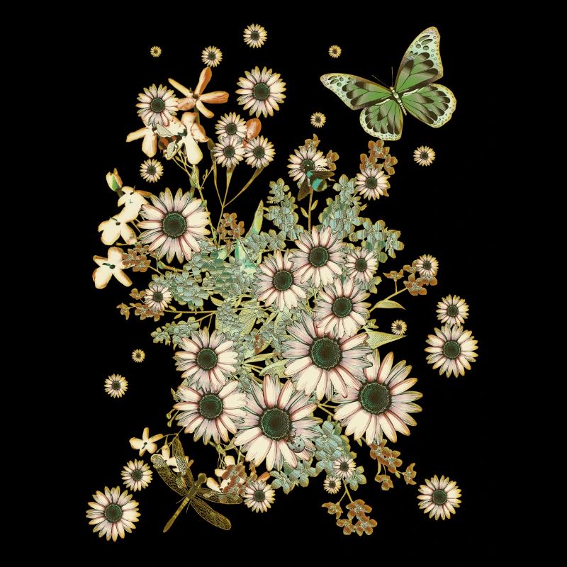 Fleurs sur fleurs - Fleurs Flora Papillon