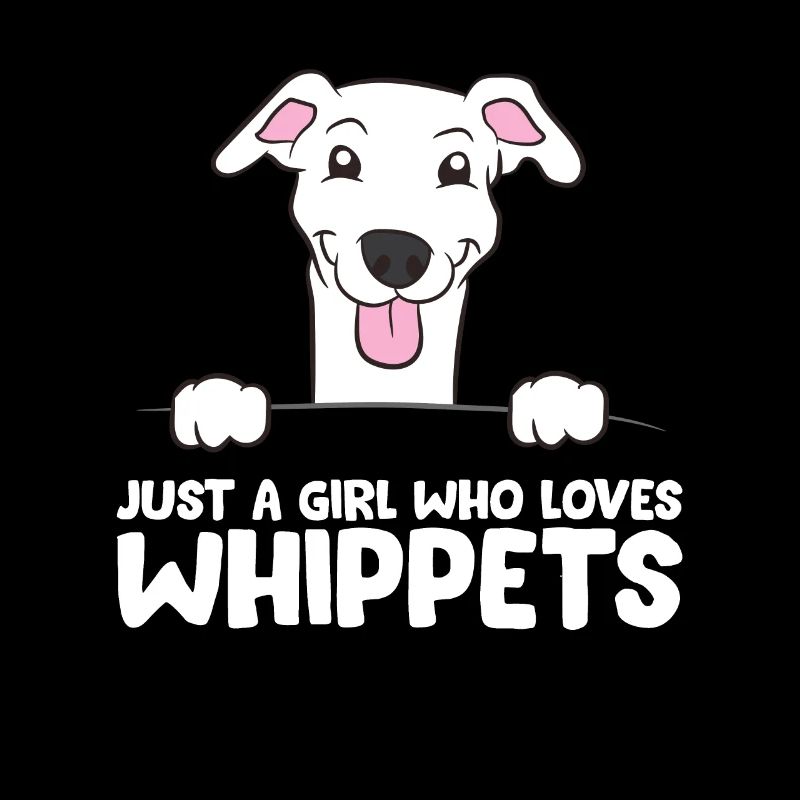 Nur ein Mädchen, das Whippets liebt Niedlicher