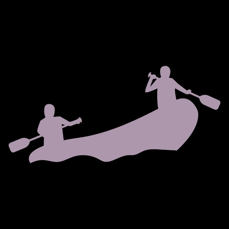 Rafting Silhouette Wildwasser Schlauchboot Fluss