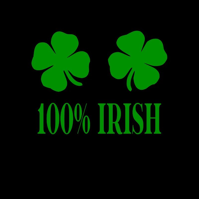 Trèfle 100 % Irish St. Patricks Day Idée cadeau