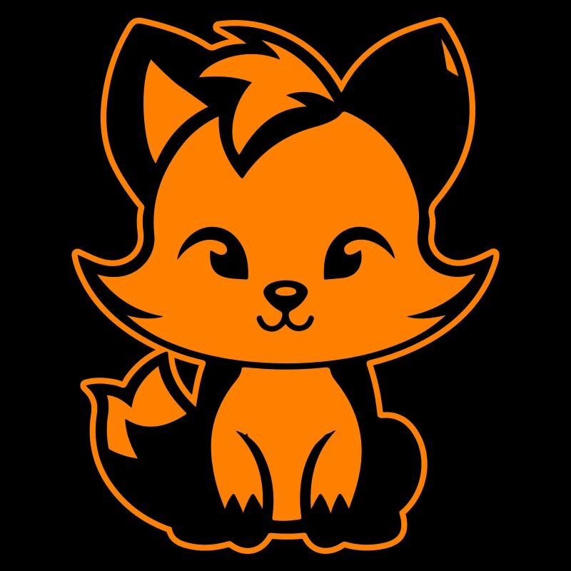 Renard mignon mignon bébé
