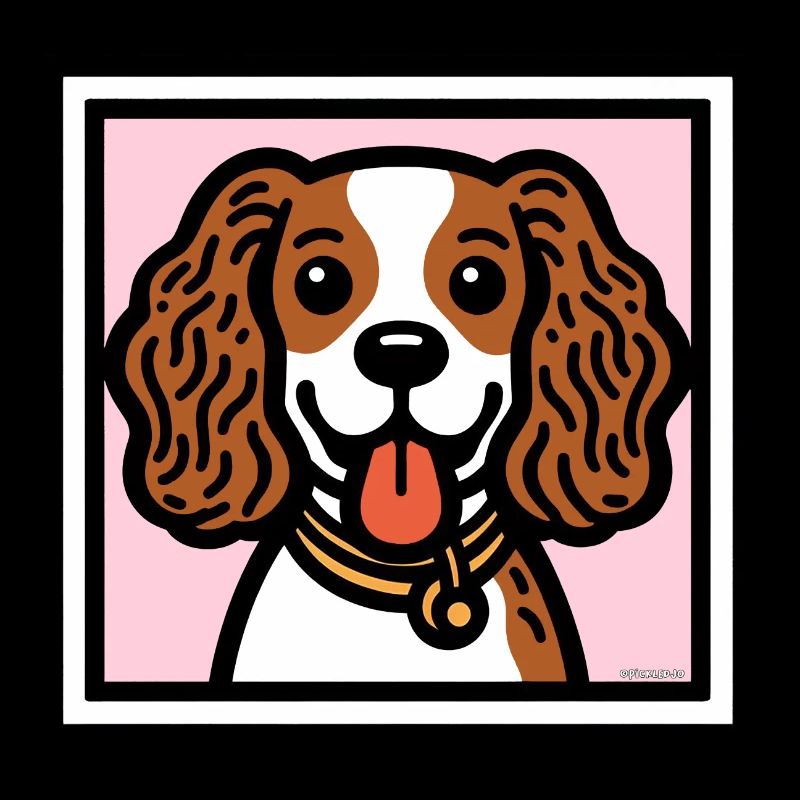 Cavalier King Charles Spaniel pop art