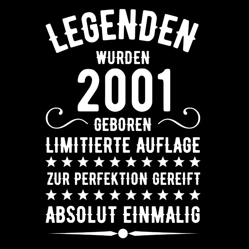 Legende 2001 21. Geburtstag Geschenk