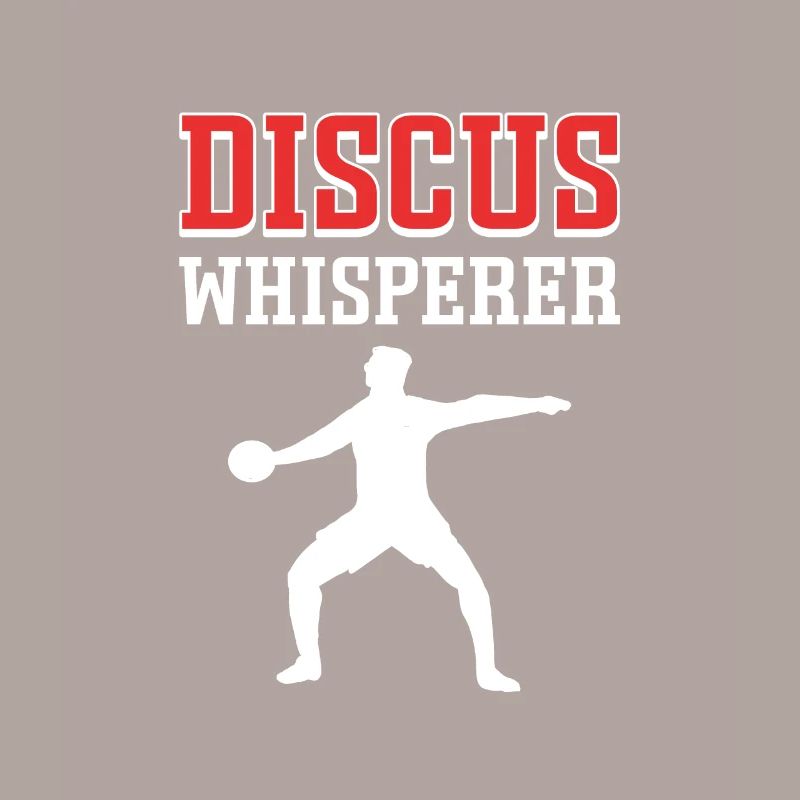 Diskusflüsterer. Diskus-werfer. Diskuswerfen