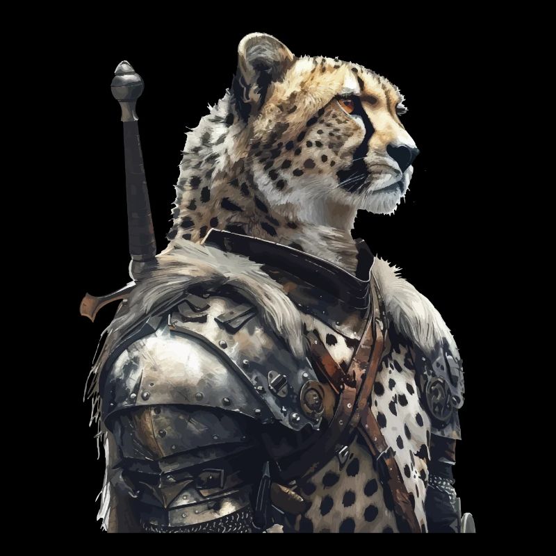 Chevalier guépard Moyen Âge