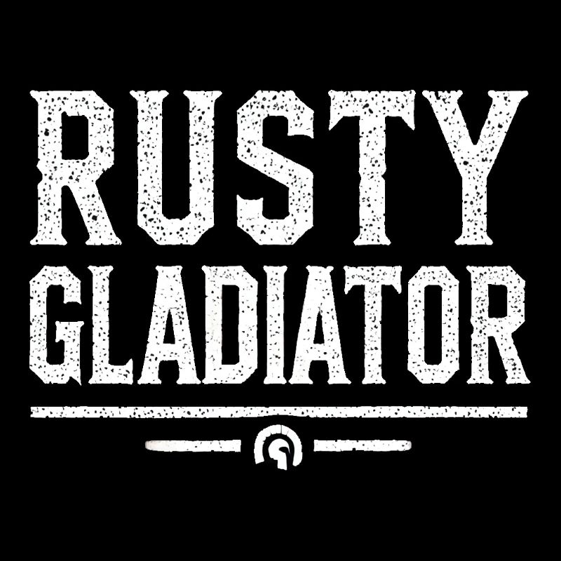 Rusty Gladiator Logo Weiß