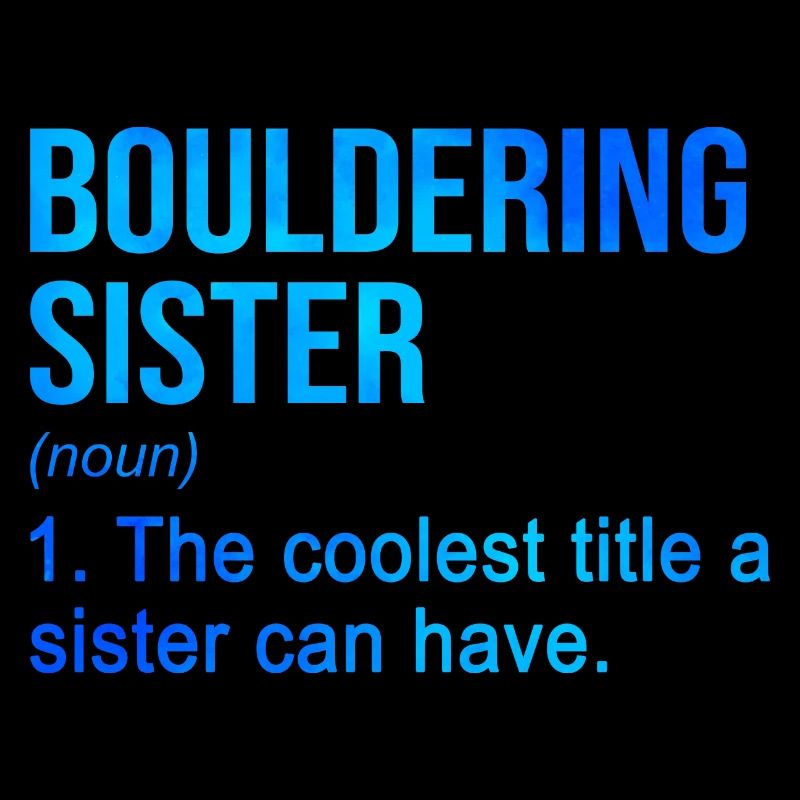 Bouldering Sister Noun Definition Boulder Rock Cli