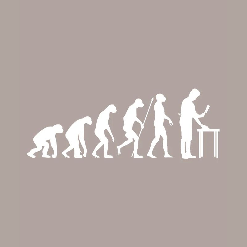 Metzger Evolution Schlachter Fleischer Schinken