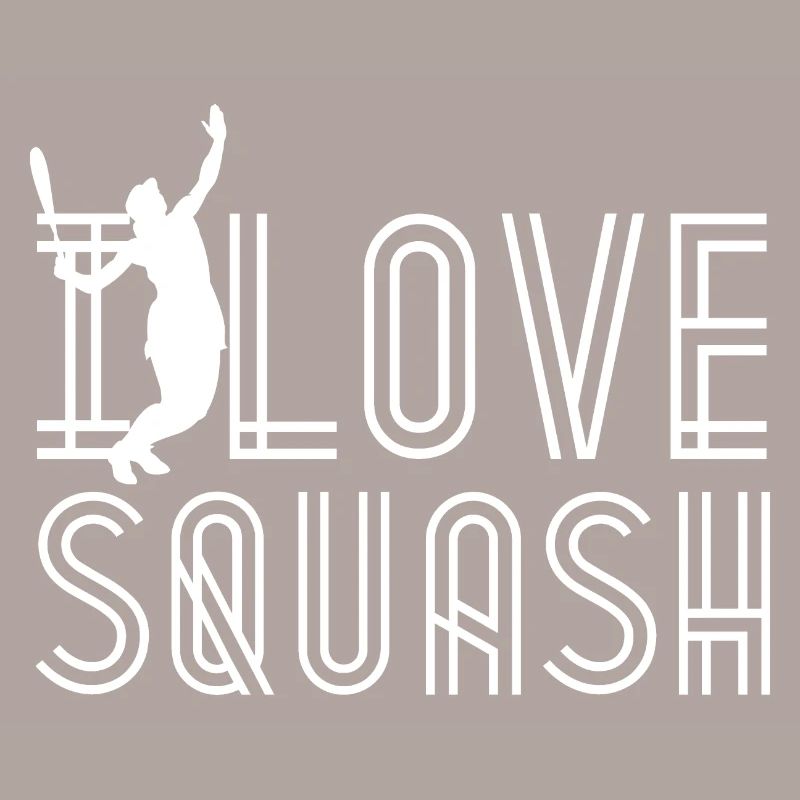 I love squash squash player racket team