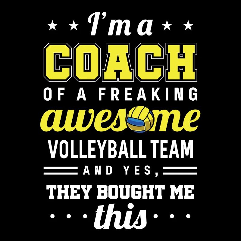 Lustiges Volleyball Trainer Geschenk
