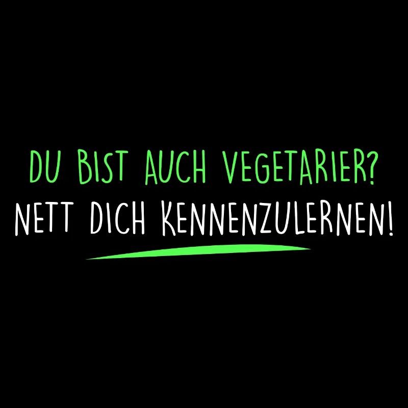 Du bist auch Vegetarier?