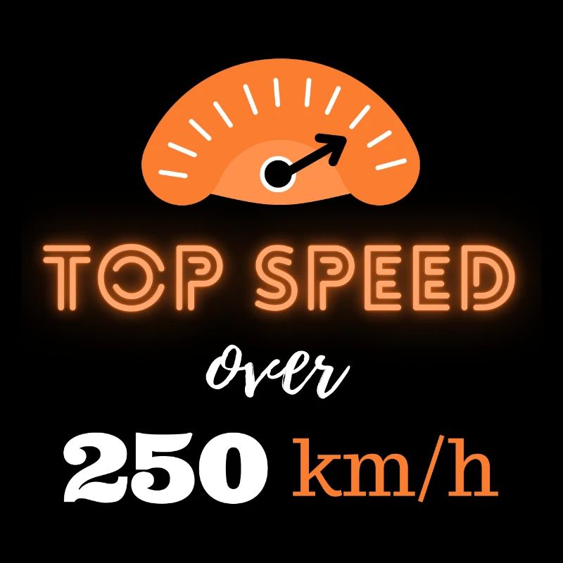 Höchstgeschwindigkeit über 250km/h