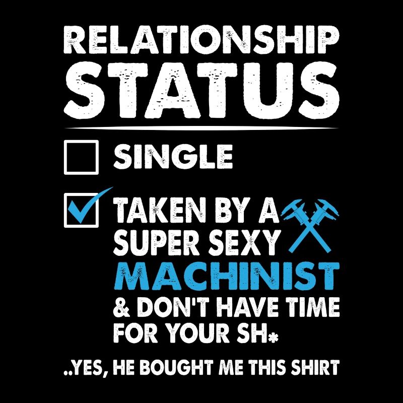 État de la relation pris par un machiniste super sexy