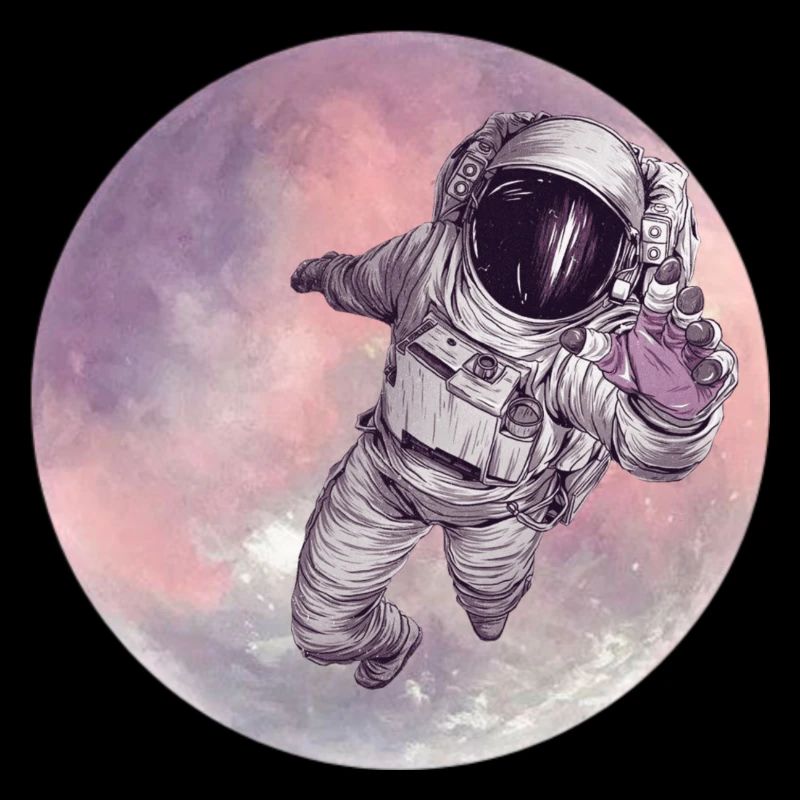 Astronaut verlässt Mond
