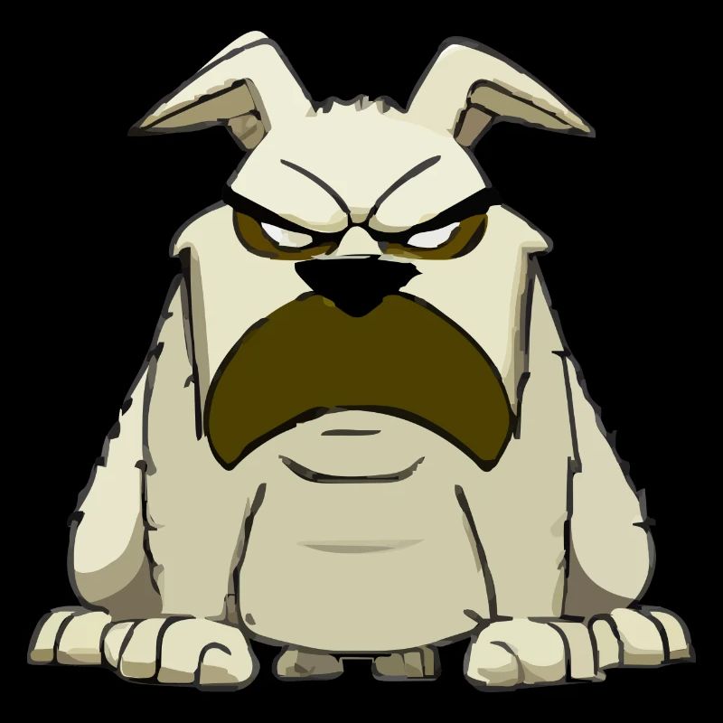 Xilo the grumpy dog
