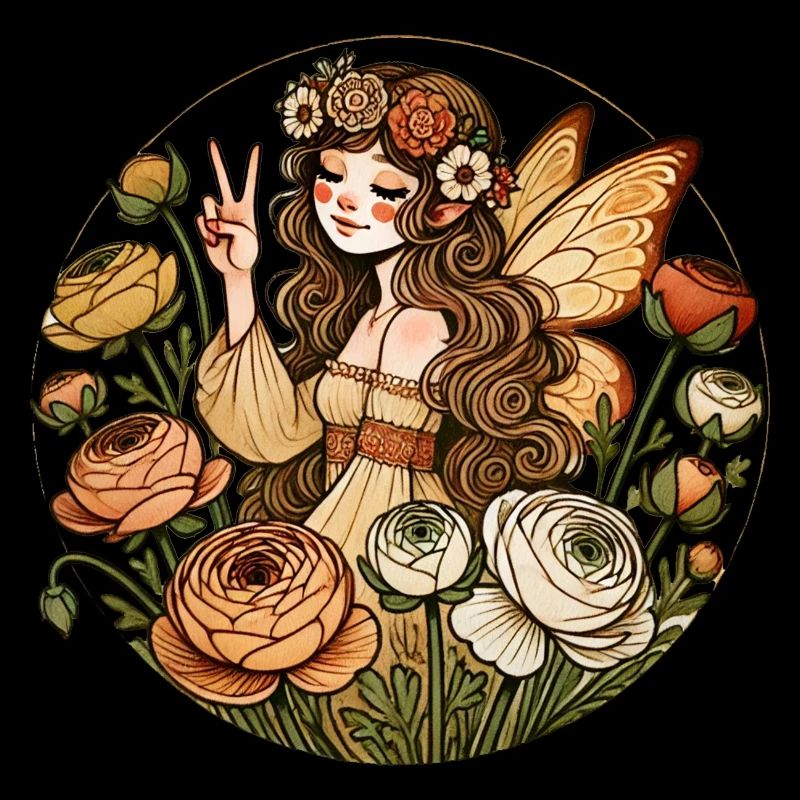 Fée hippie