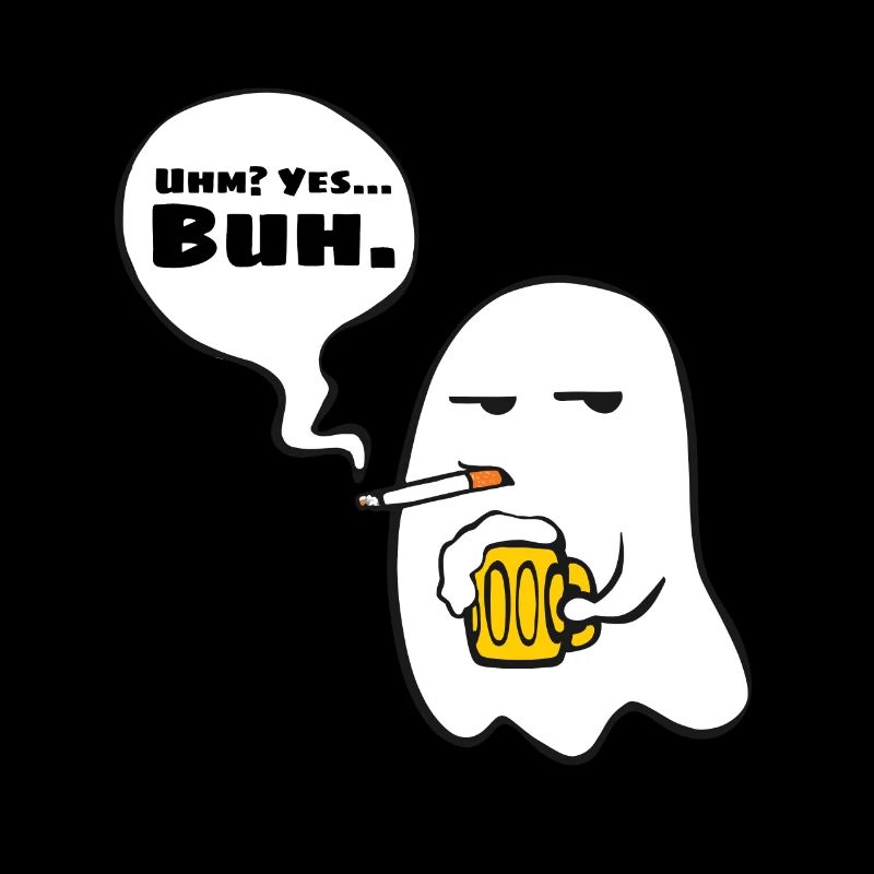 Halloween Tshirt - Buh Drunk Ghost