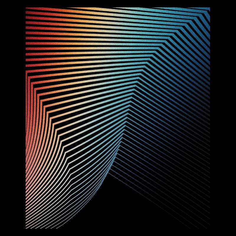 abstraktes geometrisches Muster Spirale Welle